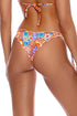 Luli Fama Retro Luli Wavy Ruched Back Tie Side Bottom